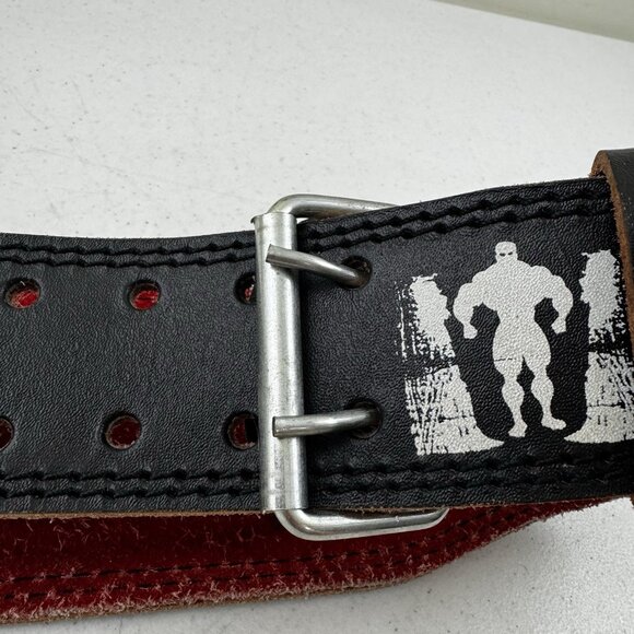 Monsta Clothing CO. Two Pin Leather Weight Lifting Belt Small - Picture 4 of 16